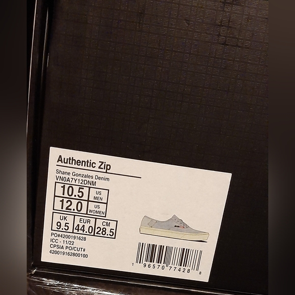 Vault by Vans X Shane Gonzales Authentic Zip *NWT in Box* - Picture 12 of 14